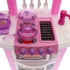 Игровой набор «Лучшая кухня» с аксессуарами, световые и звуковые эффекты, бежит вода из крана, 33 предмета, уценка - Фото 8