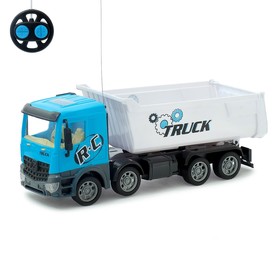 УЦЕНКА Грузовик радиоуправляемый «Самосвал», работает от батареек, световые эффекты, масштаб 1:24, МИКС 4363382