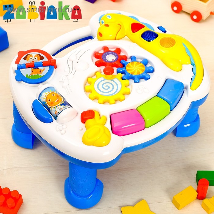УЦЕНКА Развивающий столик-подвеска «Солнышко», световые и звуковые эффекты, работает от батареек - Фото 1