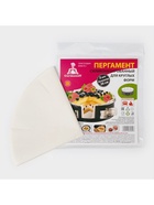 Бумага для выпечки круглая силиконизированная Gurmanoff, d=36 см, пергамент набор 5 листов, белая 4415438