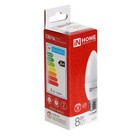 Лампа светодиодная IN HOME LED-СВЕЧА-VC, Е27, 8 Вт, 230 В, 4000 К, 720 Лм - Фото 7