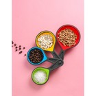 Набор мерных ложек складных Доляна «Светофор», 4 шт: 60 мл, 80 мл, 125 мл, 250 мл, цвет МИКС - Фото 5