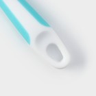 Лопатка кухонная Доляна «Профи», 23 см, голубая - Фото 4