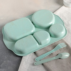 Менажница «Эрго», 4 ячейки, со столовыми приборами, 29×20 см, цвет МИКС - Фото 3