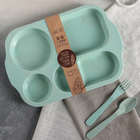 Менажница «Эрго», 4 ячейки, со столовыми приборами, 29×20 см, цвет МИКС - Фото 6