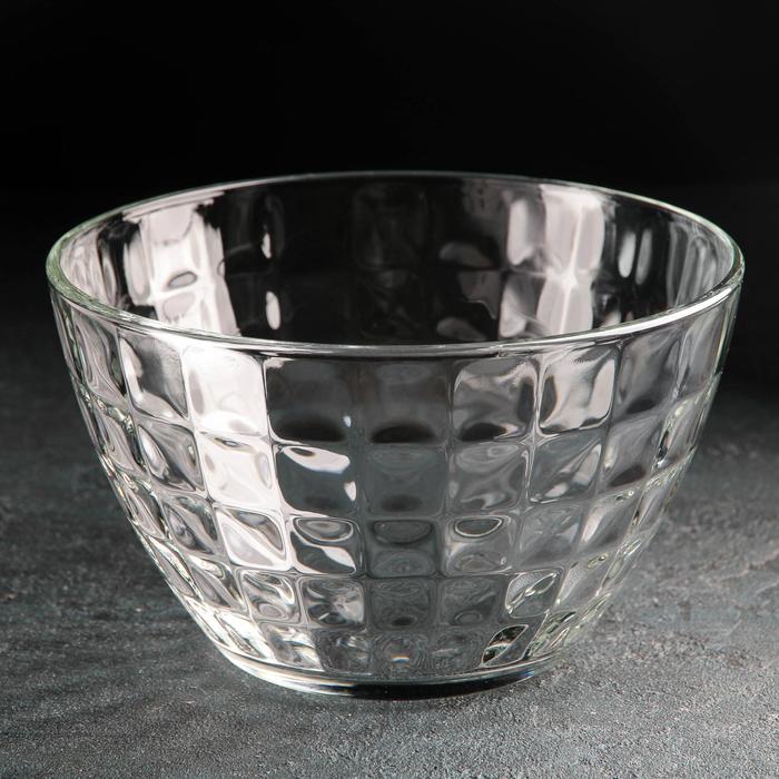 Салатник стеклянный «Монарх», 1,5 л, d=19 см - Фото 1