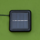 УЦЕНКА Гирлянда «Нить» 4.5 м, уличная, с насадками «Шарик», IP44, 30 LED, 2 режима, солнечная батарея, тёмная нить, свечение зелёное - Фото 10