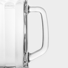 Пивная кружка «Ладья», 330 мл, стекло, прозрачная - Фото 2