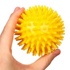 Мяч массажный, ø8 см, от 6 мес., желтый - Фото 7