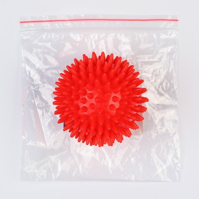 Мяч массажный, ø9 см, от 6 мес., красный