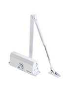 УЦЕНКА Доводчик дверной ТУНДРА d=60WW, до 60 кг, белый - Фото 1