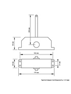 УЦЕНКА Доводчик дверной ТУНДРА d=60WW, до 60 кг, белый - Фото 13