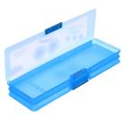 Пенал школьный пластиковый "Эмоция", голубой - Фото 2