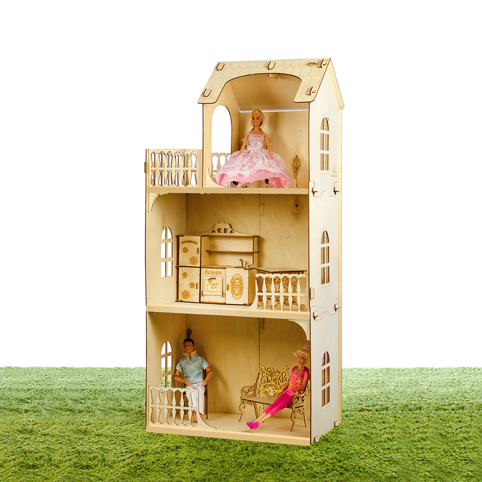 Конструктор «Кукольный домик. Любава» без мебели - фото 1884933977