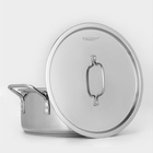 Кастрюля Катунь «Общепит», 8 л, d=30 см, h=12 см, капсульное дно, индукция, нержавеющая сталь - Фото 3