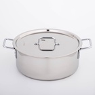 Кастрюля Катунь «Общепит», 12 л, d=35 см, h=14 см, капсульное дно, индукция, нержавеющая сталь - Фото 2