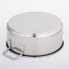 Кастрюля Катунь «Общепит», 12 л, d=35 см, h=14 см, капсульное дно, индукция, нержавеющая сталь - Фото 4