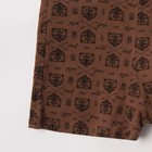 Трусы мужские KAFTAN, Медведи паттерн, р-р 3XL (56), кофе, хлопок 95%, эластан.5% - Фото 3