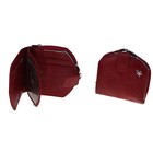 кошелек жен 11-01-01 10*9*3 см отдел рамка для мелочи, 2 отдела, визит/кредит микс - Фото 1