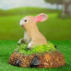 Садовая фигура "Заяц в норе" 19х19х16см - Фото 2