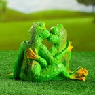 Садовая фигура "Лягушата целуются" 16см - Фото 2