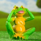Садовая фигура "Лягушка сидячая" - Фото 1