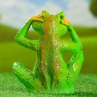 Садовая фигура "Лягушка сидячая" - Фото 3