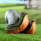 Садовая фигура "Улитка двойная" 15см - Фото 3