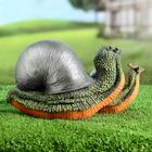 Садовая фигура "Улитка двойная" 15см - Фото 2