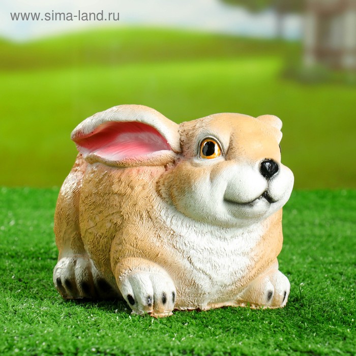 Фигурное кашпо "Заяц" 14 см - Фото 1