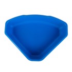 Туалет треугольный "Айша" с бортом 56 х 42 х 17 см, синий - Фото 2