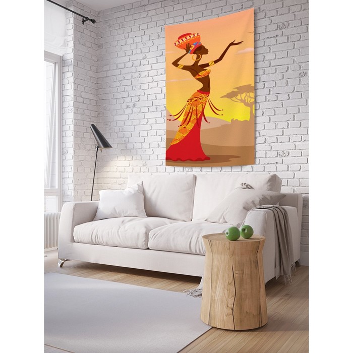 Декоративное панно с фотопечатью «Африканская загадка», вертикальное, размер 150х200 см - Фото 1