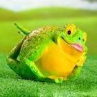 Садовая фигура "Лягушка-толстушка" 19х15х13см - Фото 1