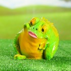 Садовая фигура "Лягушка-толстушка" 19х15х13см - Фото 2