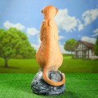 Садовая фигура "Большой сурикат на камне" 60см - Фото 3