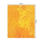 Скатерть на стол «Яркий цветочный узор», прямоугольная, сатен, размер 120х145 см - Фото 2