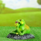 Садовая фигура "Пляжная лягушка" 30х15х12см - Фото 2