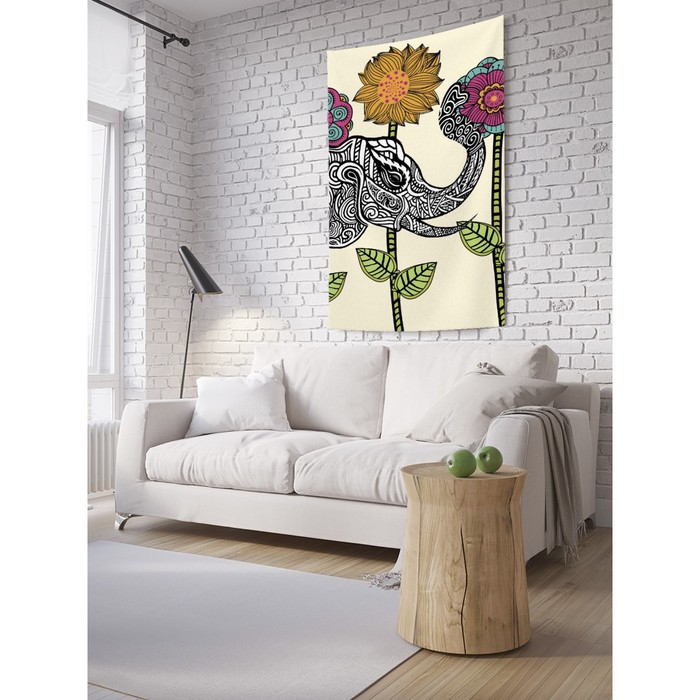 Декоративное панно с фотопечатью «Слоновый дух», вертикальное, размер 100х150 см - Фото 1