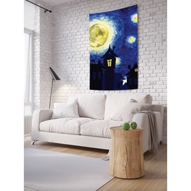 Декоративное панно с фотопечатью «Ночная сказка», вертикальное, размер 150х200 см