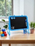 Доска магнитная двухсторонняя, под маркер и мел на подставках (мел,маркер,магниты)   МИКС - фото 809465959