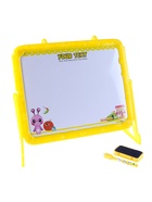 Доска магнитная двухсторонняя, под маркер и мел на подставках (мел, маркер, магниты), МИКС - Фото 2