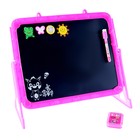 Доска магнитная двухсторонняя, под маркер и мел на подставках (мел, маркер, магниты), МИКС - Фото 7