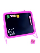 Доска магнитная двухсторонняя, под маркер и мел на подставках (мел, маркер, магниты), МИКС - Фото 6