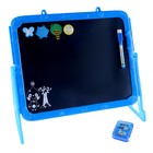 Доска магнитная двухсторонняя, под маркер и мел на подставках (мел, маркер, магниты), МИКС - Фото 8