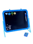 Доска магнитная двухсторонняя, под маркер и мел на подставках (мел, маркер, магниты), МИКС - Фото 4