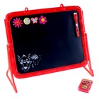 Доска магнитная двухсторонняя, под маркер и мел на подставках (мел, маркер, магниты), МИКС - Фото 9