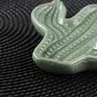 Блюдо керамическое «Кактус»,15,5×10×12 см, цвет зелёный - Фото 2
