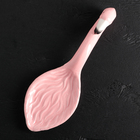 Подставка под ложку «Фламинго», 26×9 см, цвет розовый - Фото 2