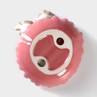 Блюдо керамическое «Голубки на цветке», 13×13.5×3 см, цвет розовый - Фото 6