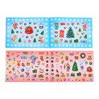 250 новогодний наклеек, набор, 2 шт. по 8 стр. - Фото 4